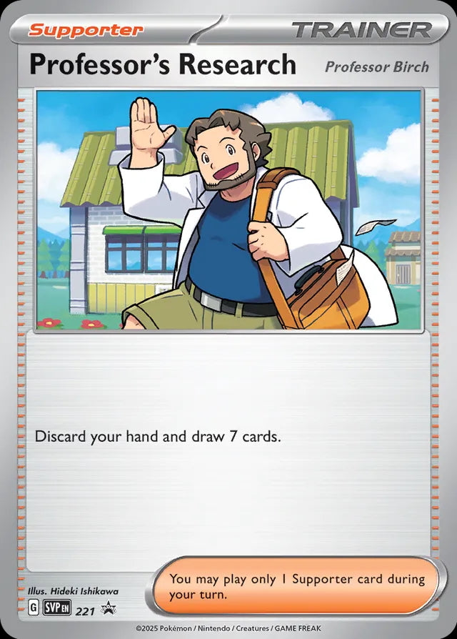 Scarlet & Violet Promo Professor's Research professor Birch #221